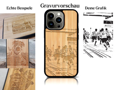 INDIVIDUELL iPhone 15 Pro Max Bambus-Kunststoff